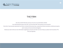 Tablet Screenshot of moroianu.com.ro